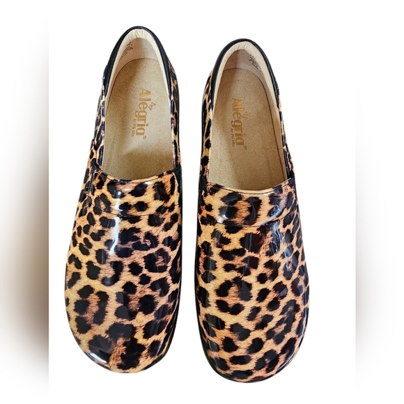 Alegria Keli Leopard Carear Casual Shoes Custom Fit&comfort Sliprezistant Sz 42 - Picture 3 of 7